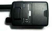 Back of Radio scanner