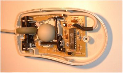 Microsoft Computer Mouse - Inside Electronics